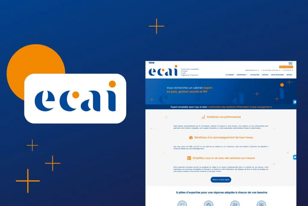 création d'un site web pour expert-comptable ECAI - stratégie digitale pour expert comptable